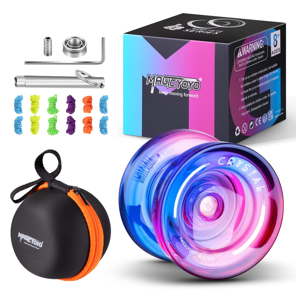 MAGICYOYO K2 Crystal durable crystal plastic design offers a sleek look for daily practice.