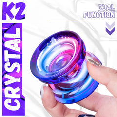 MAGICYOYO K2 Crystal unresponsive bearing detail enables progressive mode options.