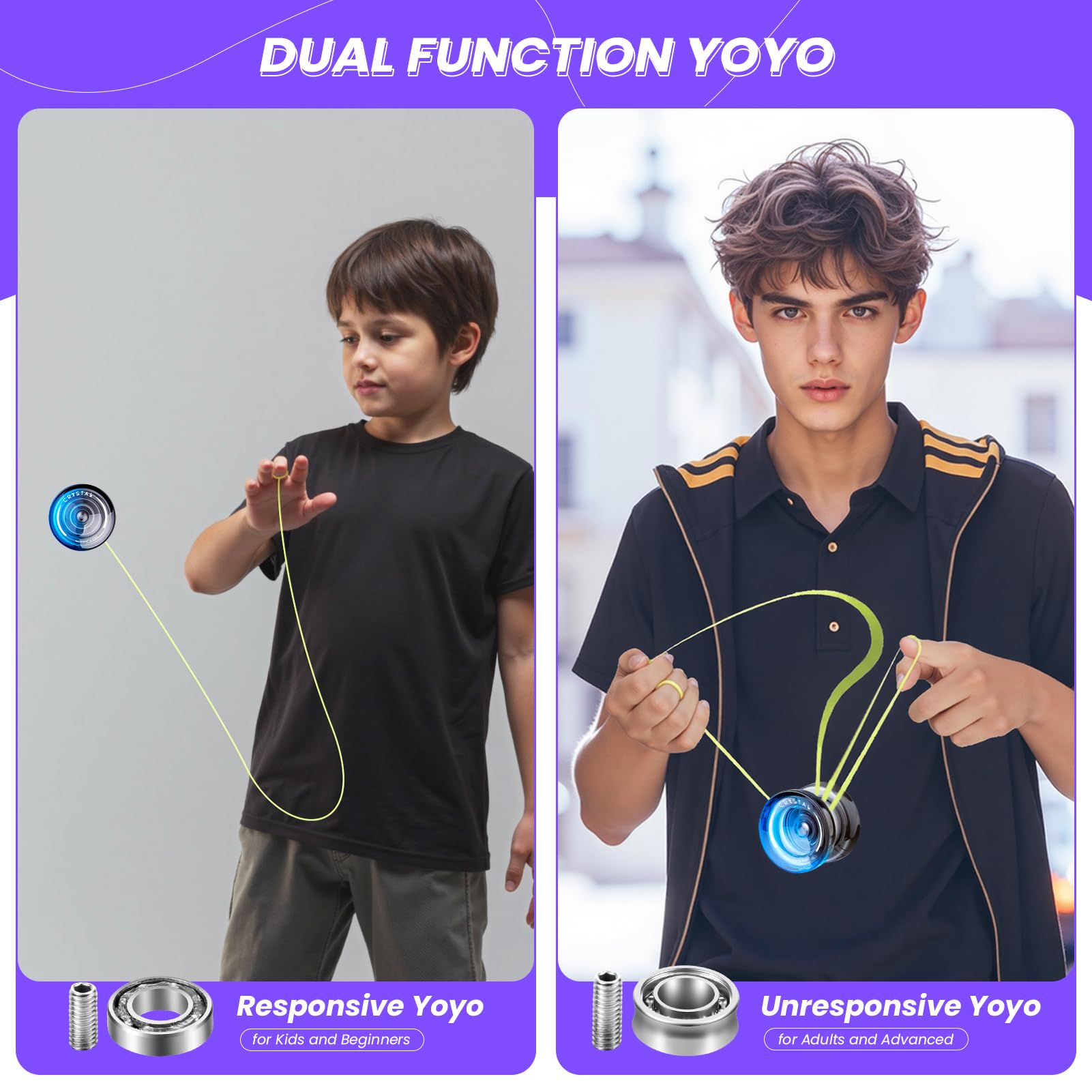 MAGICYOYO K2 in hand, showcasing easy responsive return.
