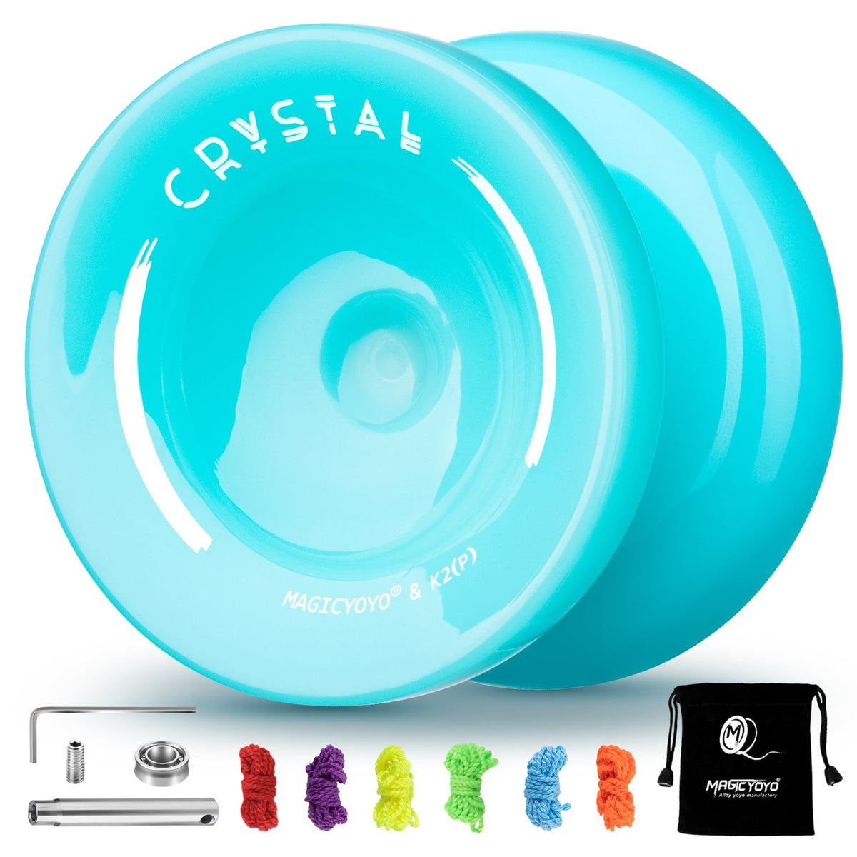 MAGICYOYO K2 responsive yoyo for beginners showing easy returns and bright color
