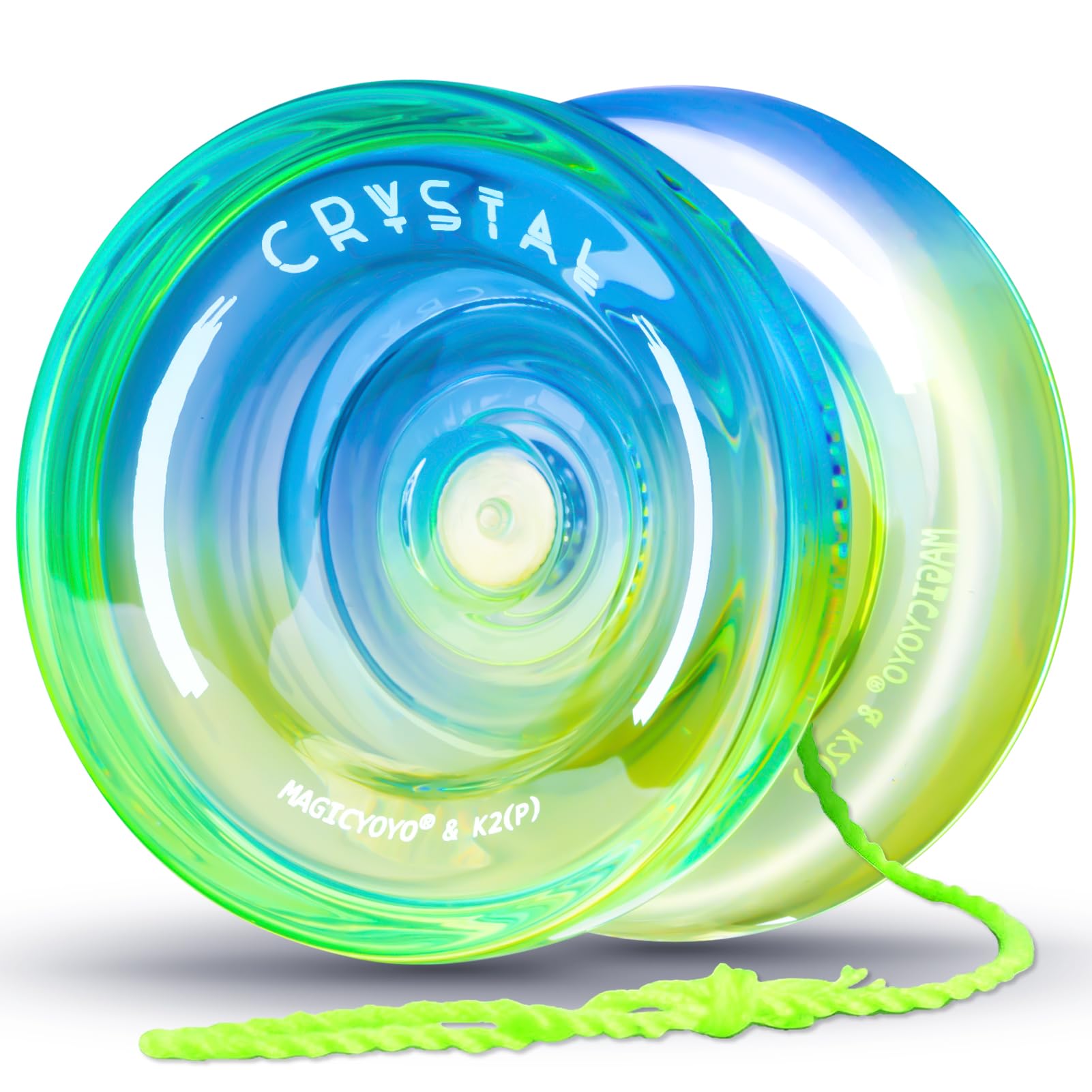 Magicyoyo K2 unresponsive mode setup with U-bearing for advanced tricks and longer spins.