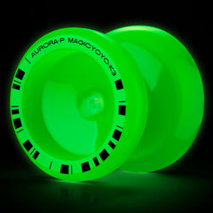 MAGICYOYO K3 Aurora-P glows bright green for vivid dusk play and indoor practice.