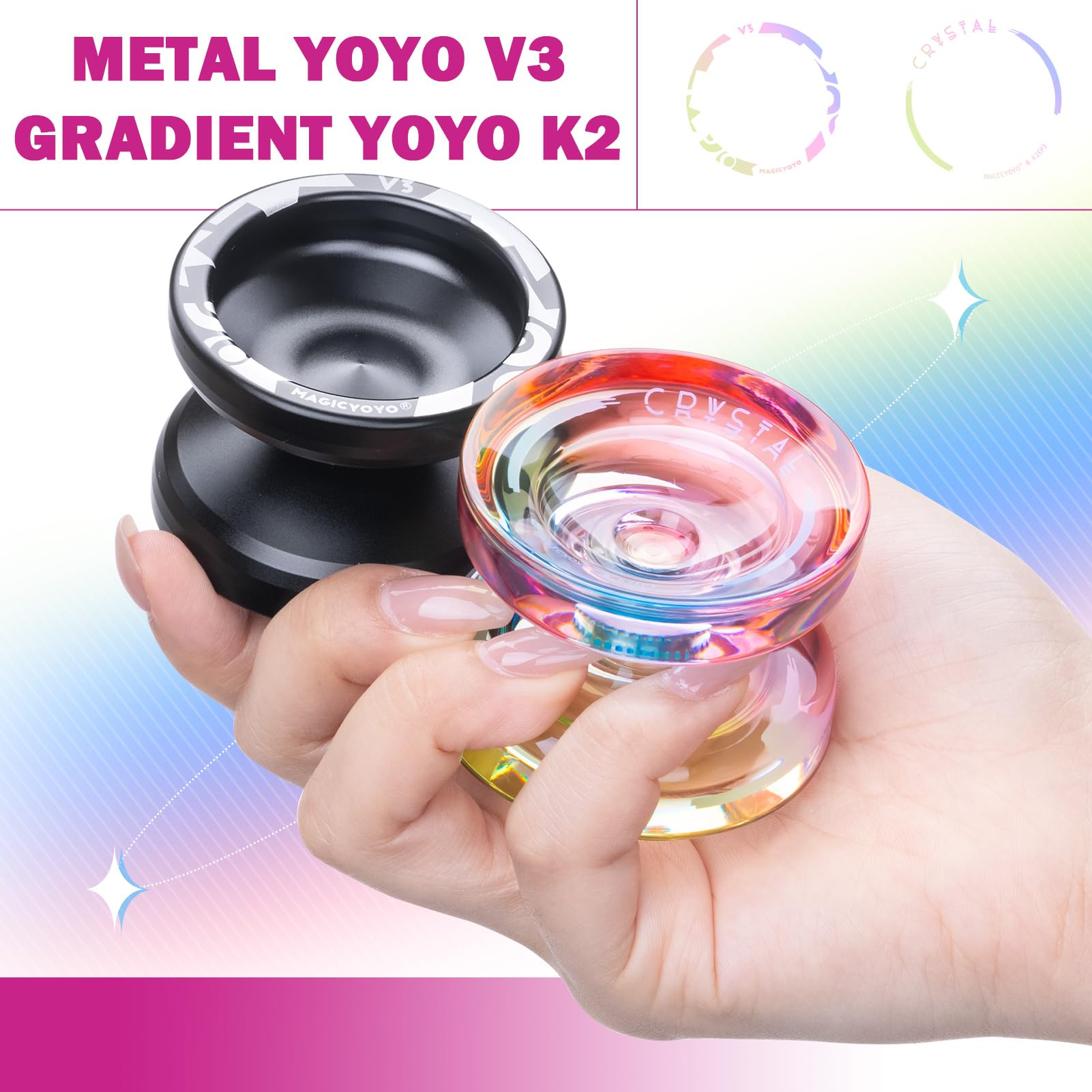 MagicYoyo M4 10mm axle plastic replacement for K2 yoyo
