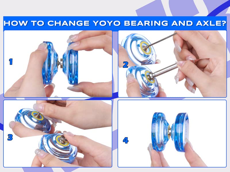 MAGICYOYO 2-hole case bag keeps yoyos organized.