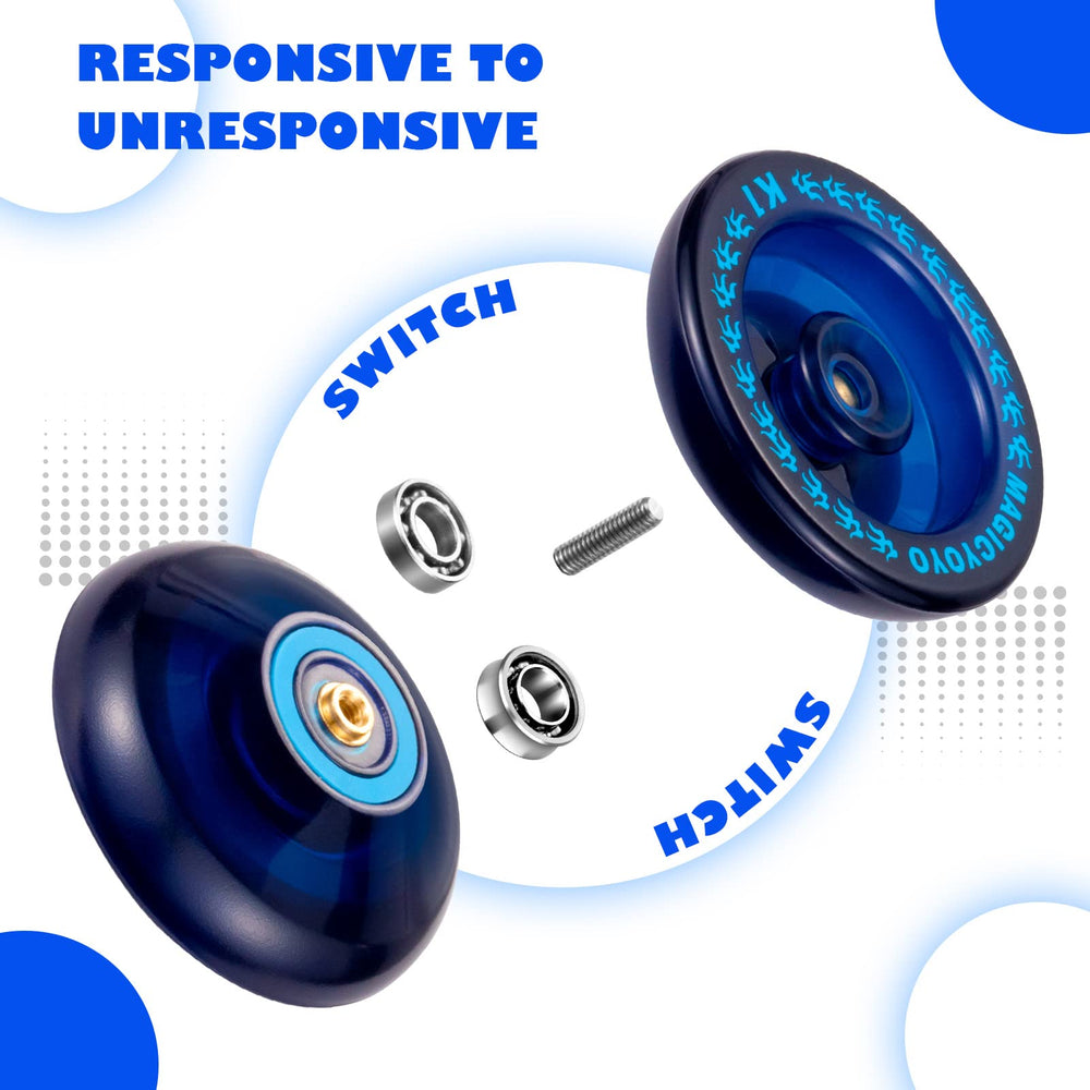 MAGICYOYO two yoyos offering beginner to pro versatility