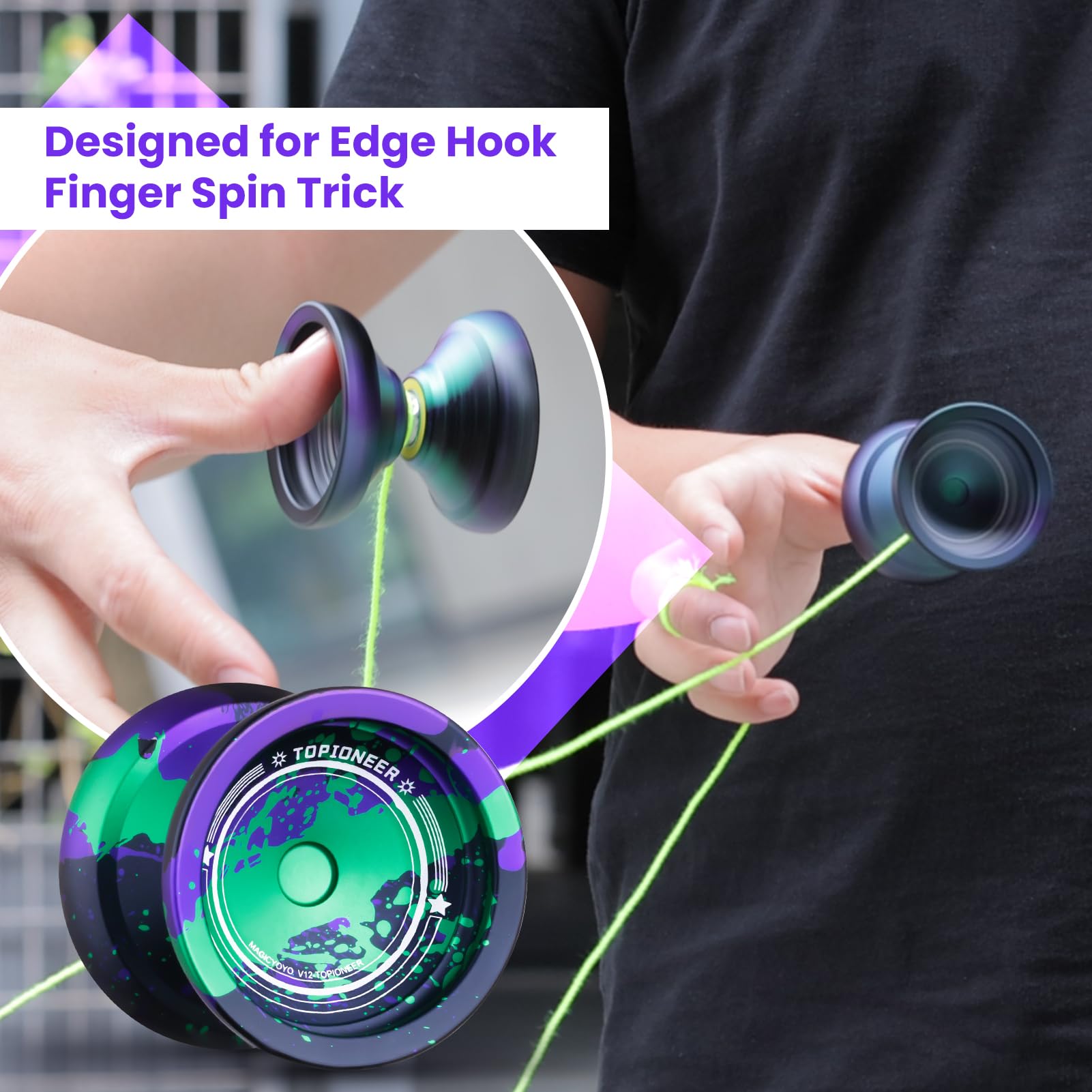MagicYoYo V12 bearing and axle kit supports quick maintenance and customization.