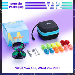 MagicYoYo V12 color options in black, green, purple offer style and visibility.