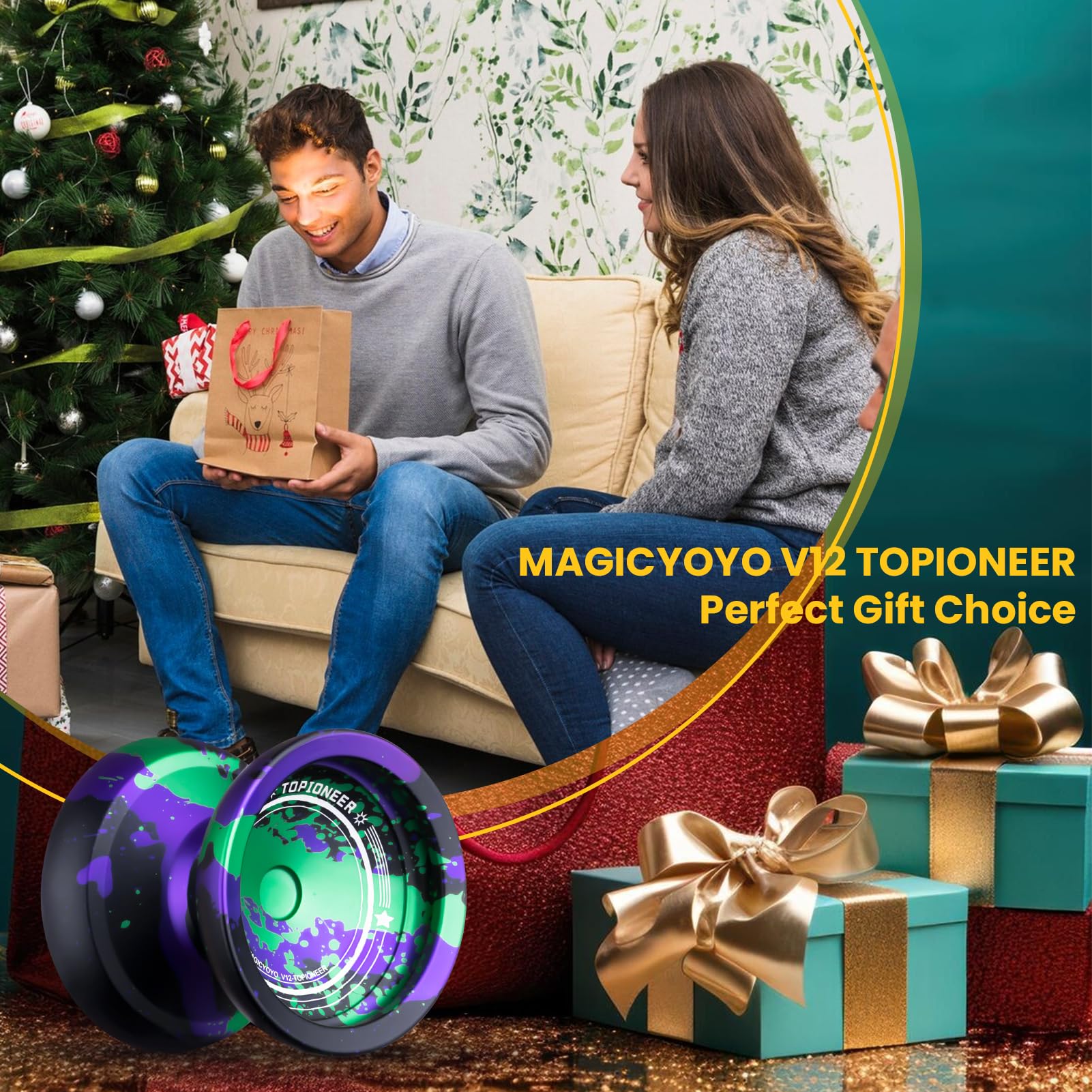 MagicYoYo V12 includes 12 strings for extended practice and trick variety.