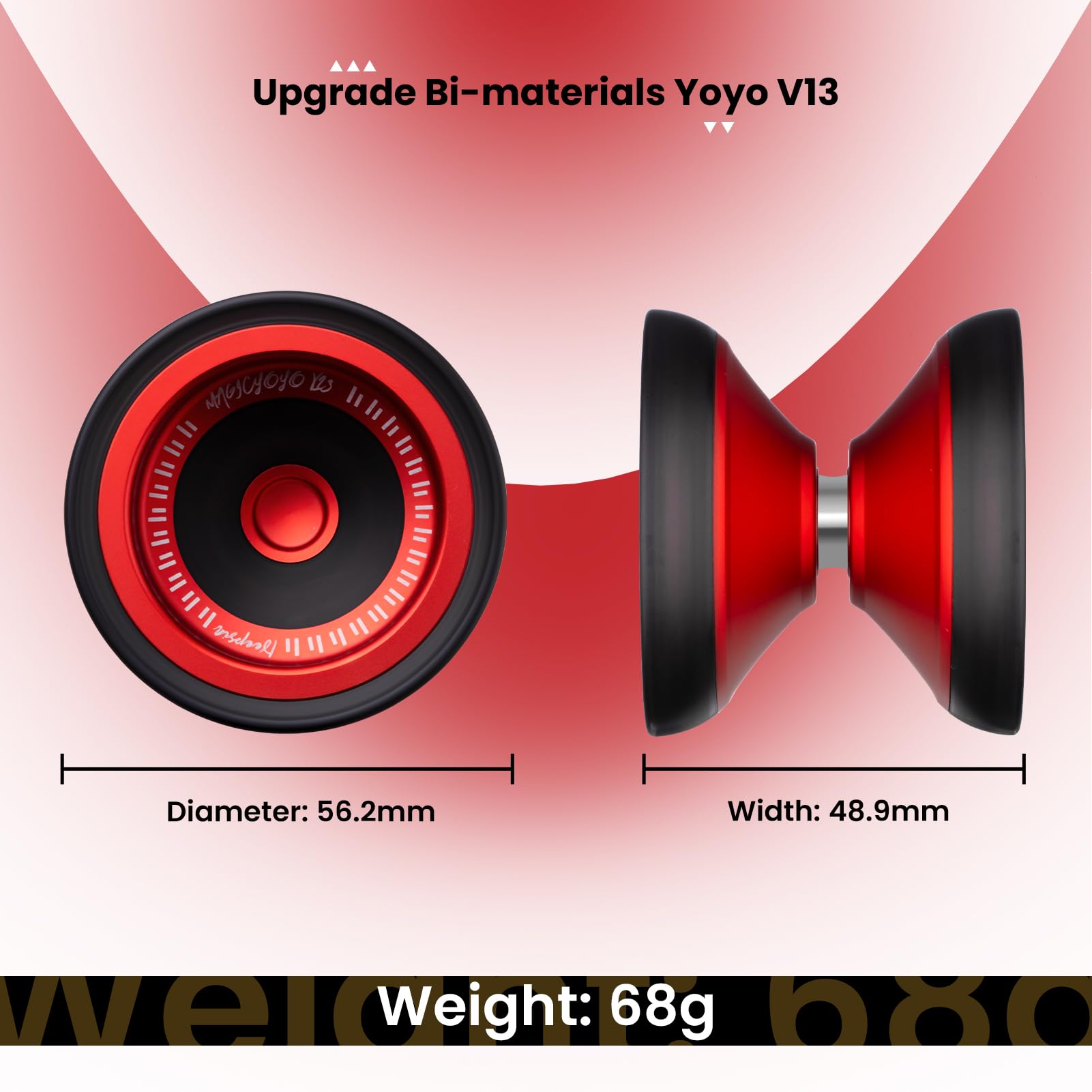 MAGICYOYO V13 Deepspin longer axle and tool simplify maintenance.