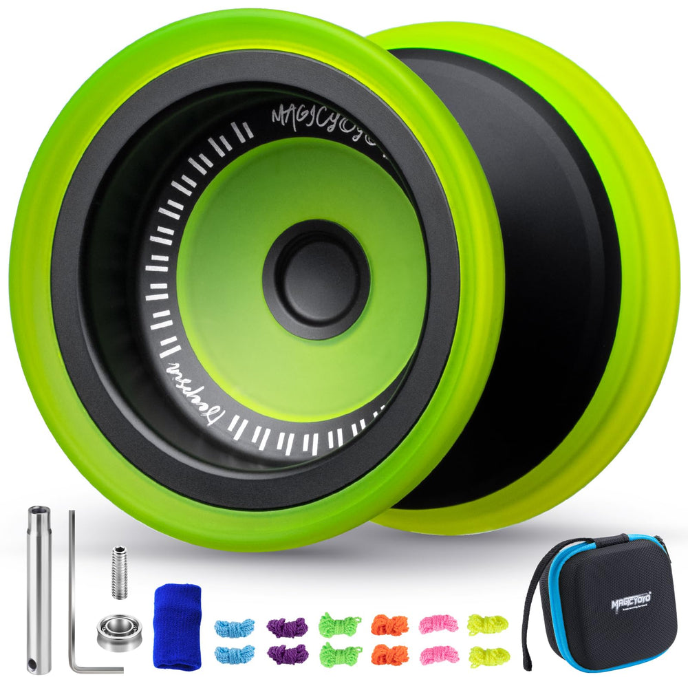 MAGICYOYO V13 Deepspin bi-material body enables balanced spins and smooth play.