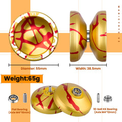 MagicYoyo V3 includes 12 strings for extended practice.