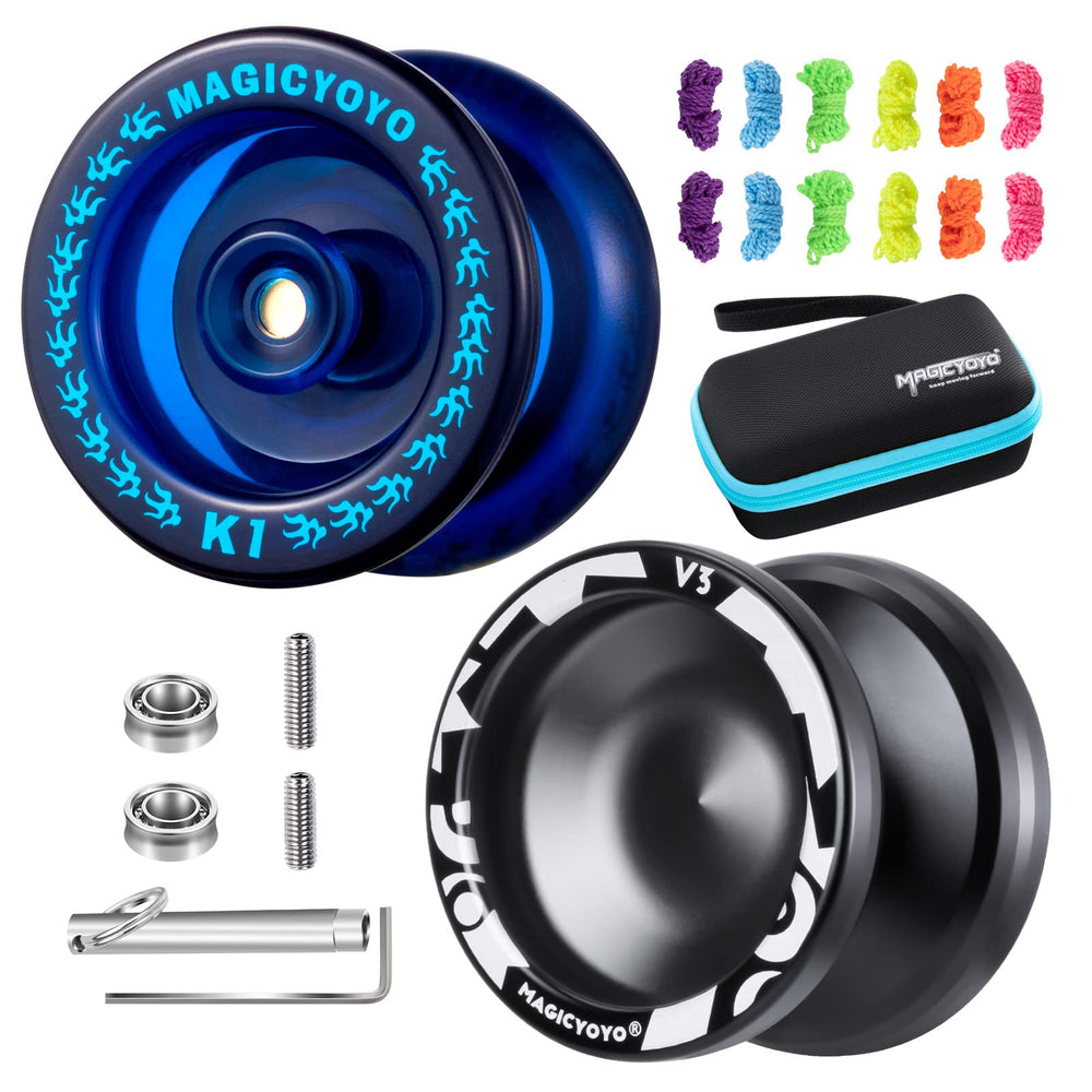 MAGICYOYO V3 black metal yoyo for durable play and fast returns