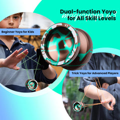 MAGICYOYO V3 includes strings and case for on-the-go practice