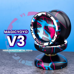 MagicYoYo V3 side view highlights sleek finish and precise balance during spins.