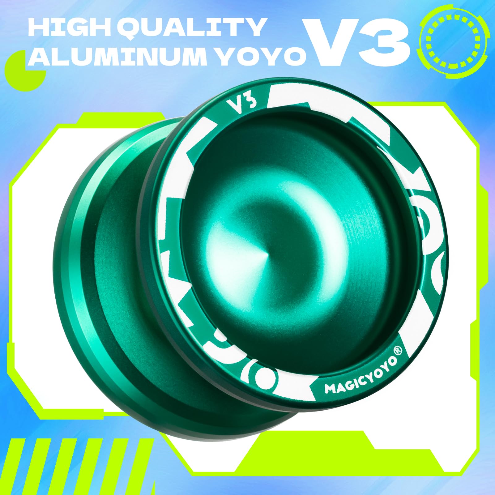 Upgrade kit with KK bearing and axle enables move to unresponsive play.
