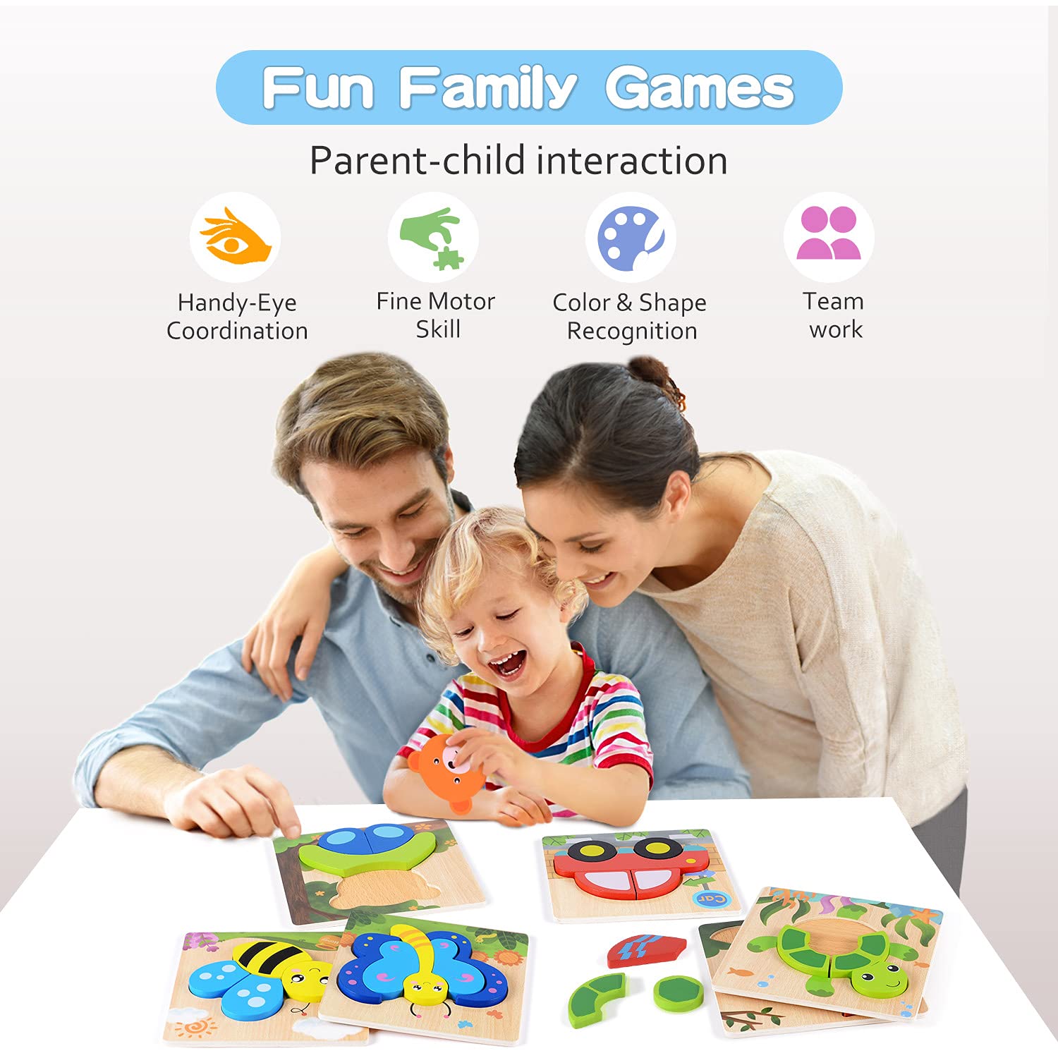 MAGIFIRE chunky-piece puzzle designed for little hands to improve dexterity