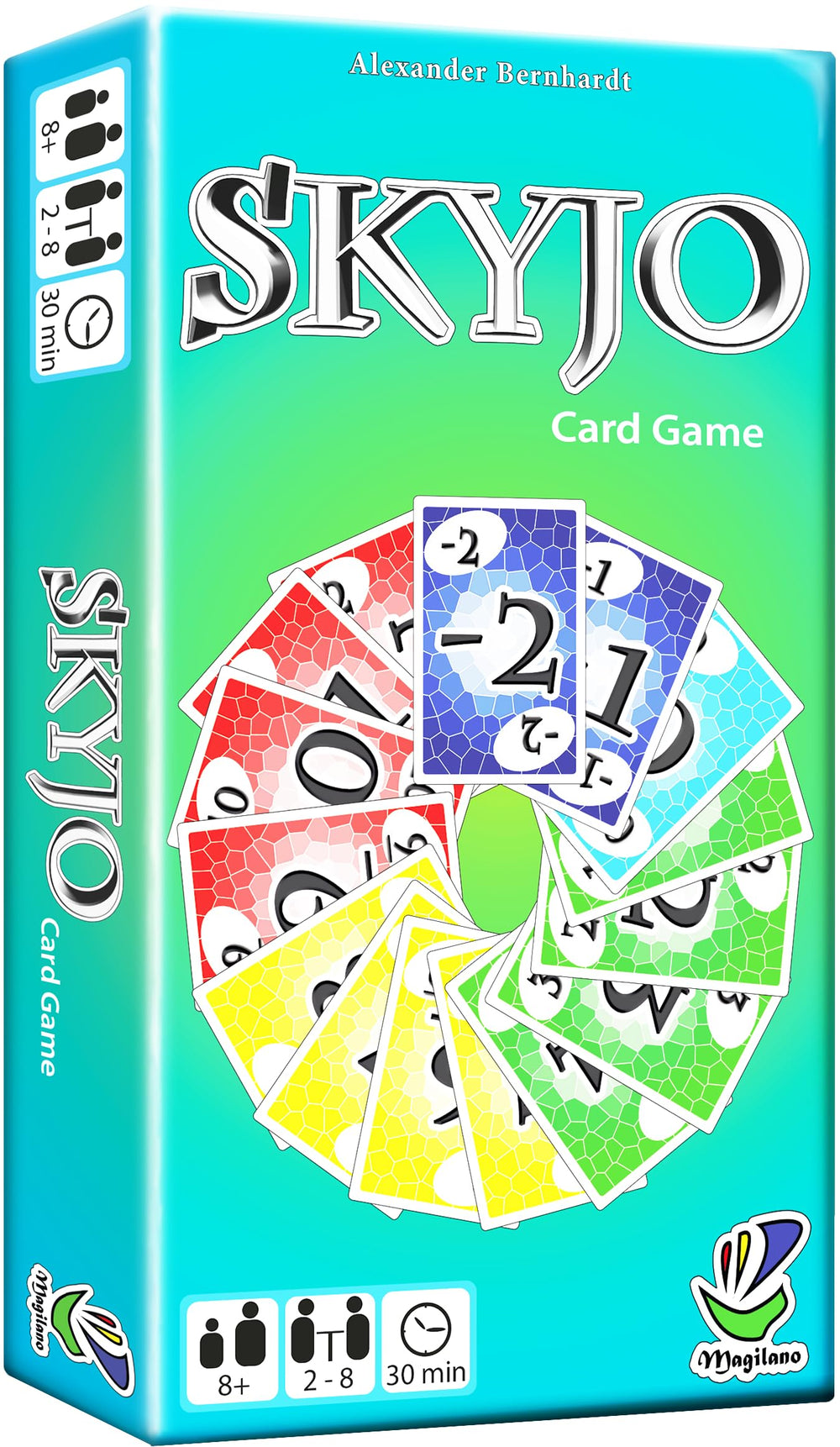 magilano SKYJO play area for quick rounds with friends and family