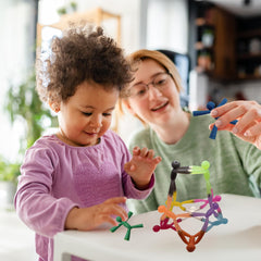 MAGMEN Enhanced Grip pink figure for imaginative sequences and stacking.