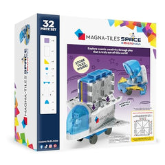 MAGNA-TILES Space Capsule window showcases immersive visibility to inspire imaginative missions.