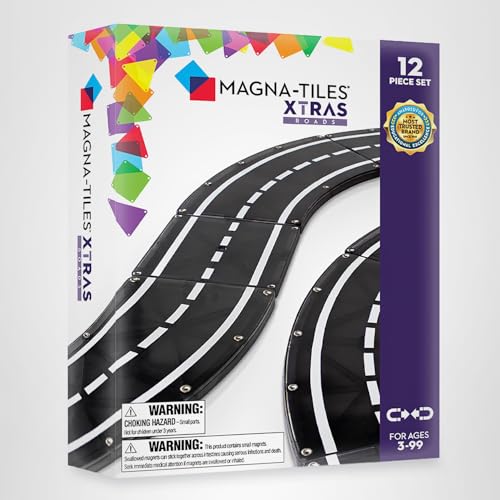 In Motion collection compatibility with MAGNA-TILES XTRAS Roads for dynamic play.