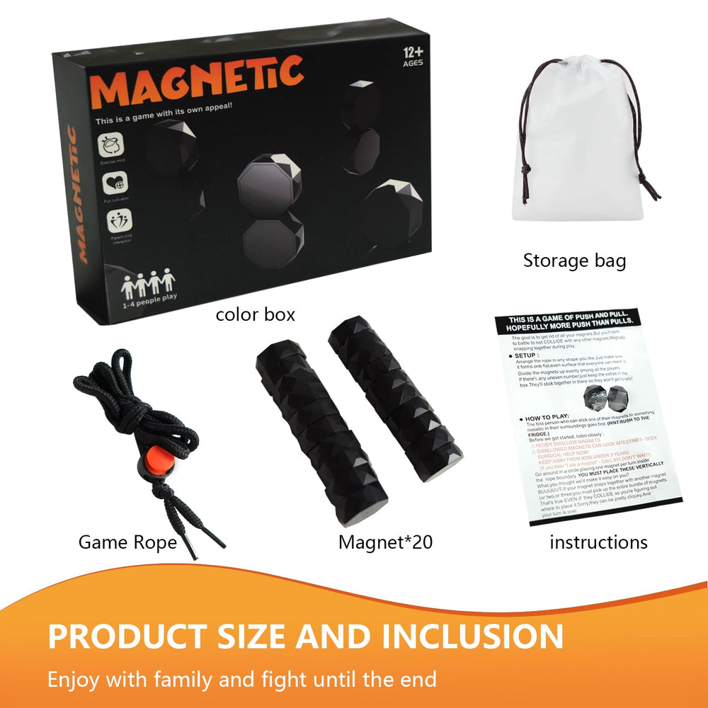 Magnet Game with String portable design fits in your palm for travel