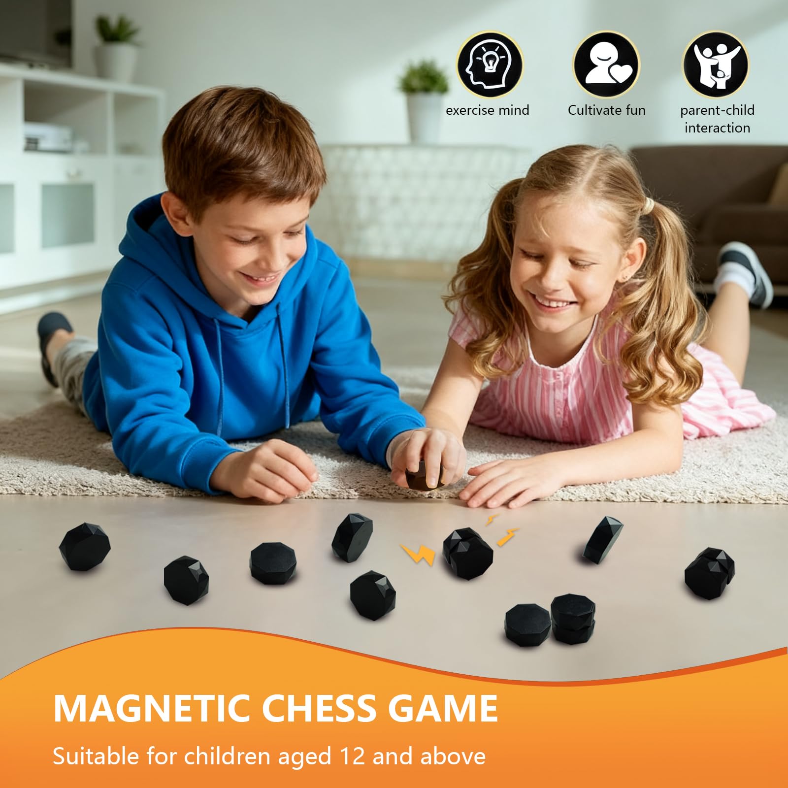 Magnet Game with String tension moment captures suspense during each move