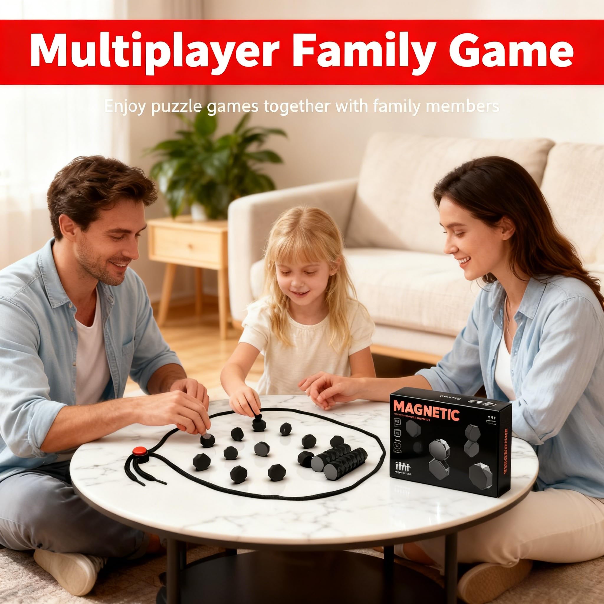 Magnetic Chess Set stored in durable bag keeps pieces organized.
