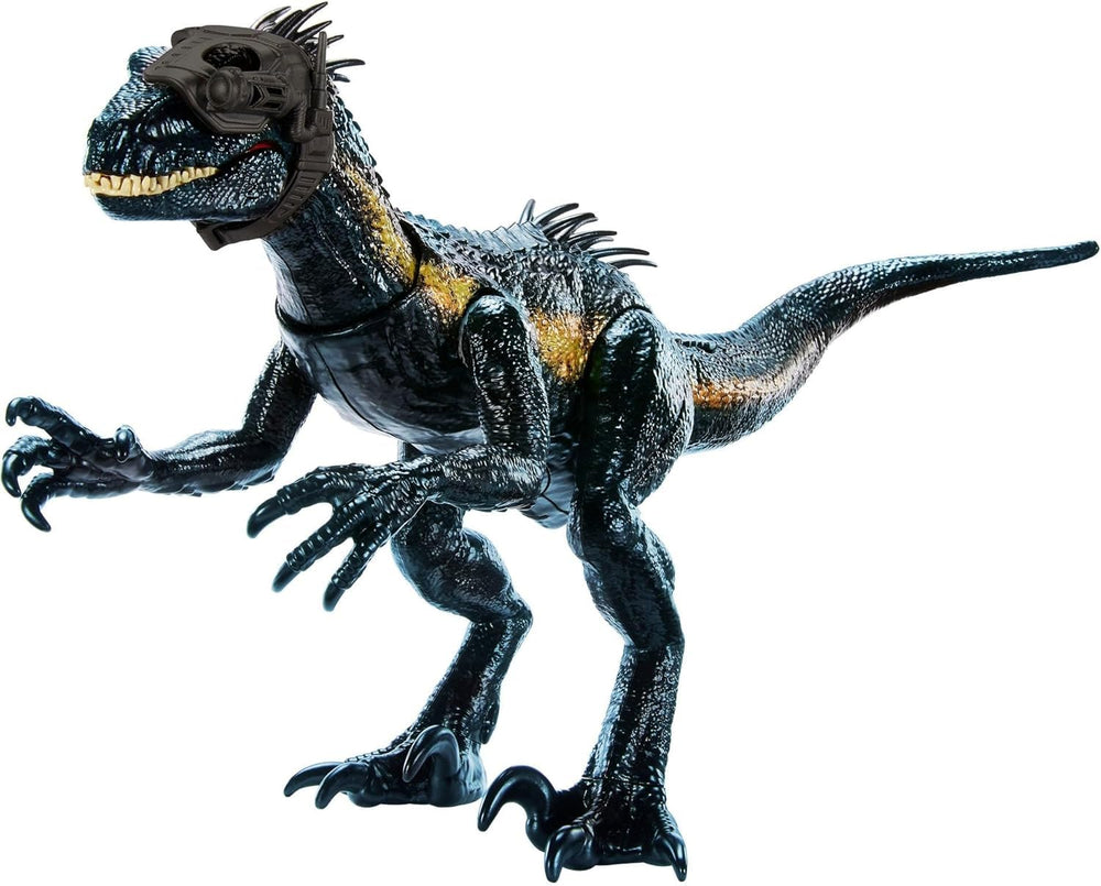 MAGNETOE Indoraptor head rotates for dramatic strikes with glowing eyes