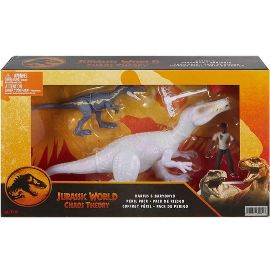 MAGNETOE Jurassic Chaos Theory Darius action figure with dirt-stained shirt for authentic scenes.