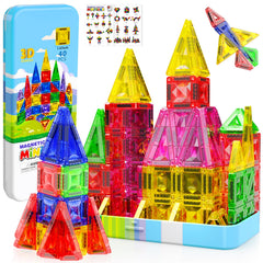 Magnetopia Diamond Texture Mini Tiles travel box promote on-the-go creative play