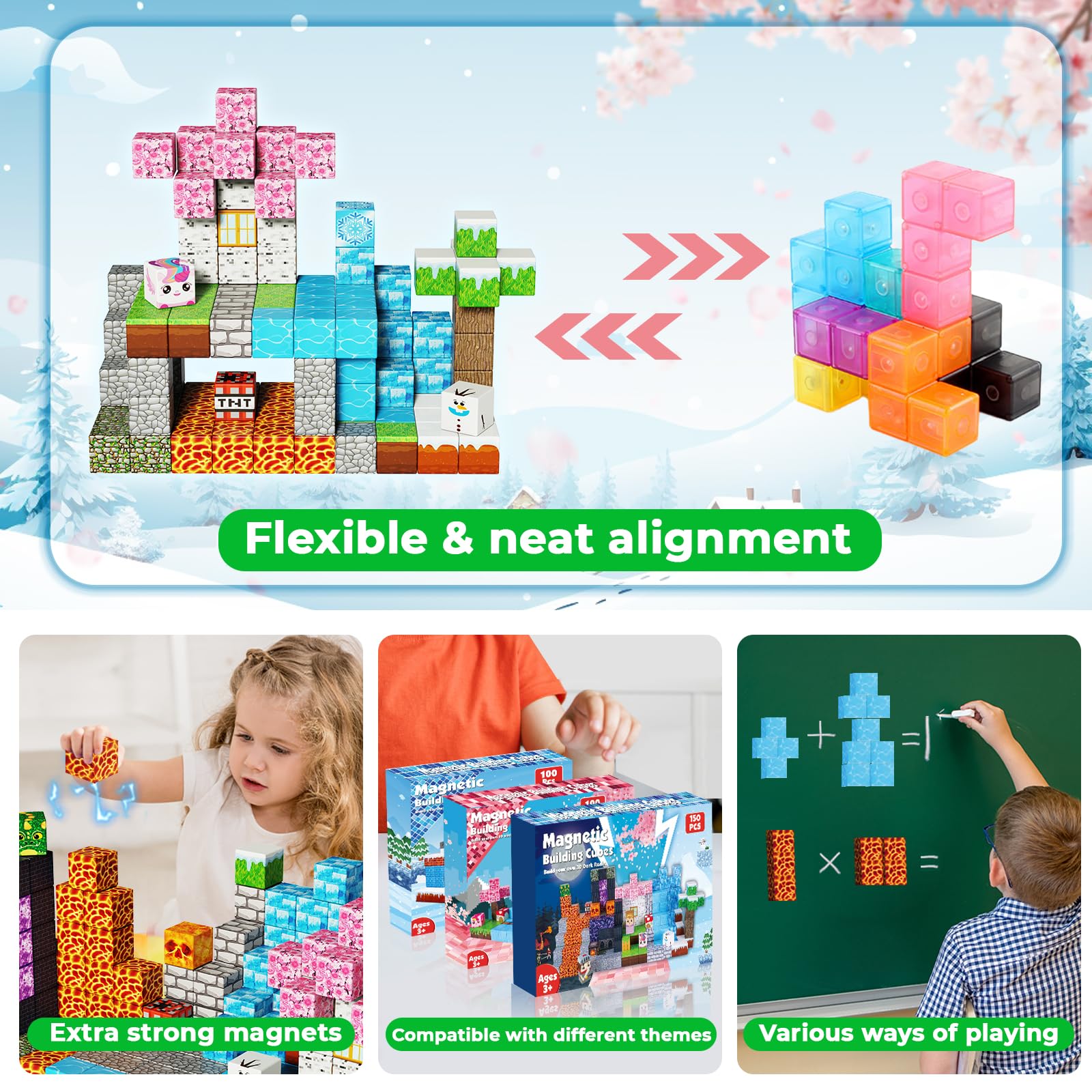 Magnetopia family building with magnets, encouraging cooperative play and bonding.