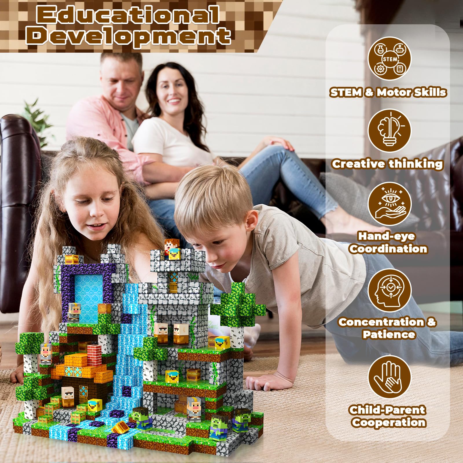 Magnetopia gift-ready building set inspires creativity and family bonding.