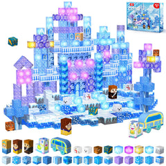 Magnetopia ice-themed block play set sparks imaginative construction.
