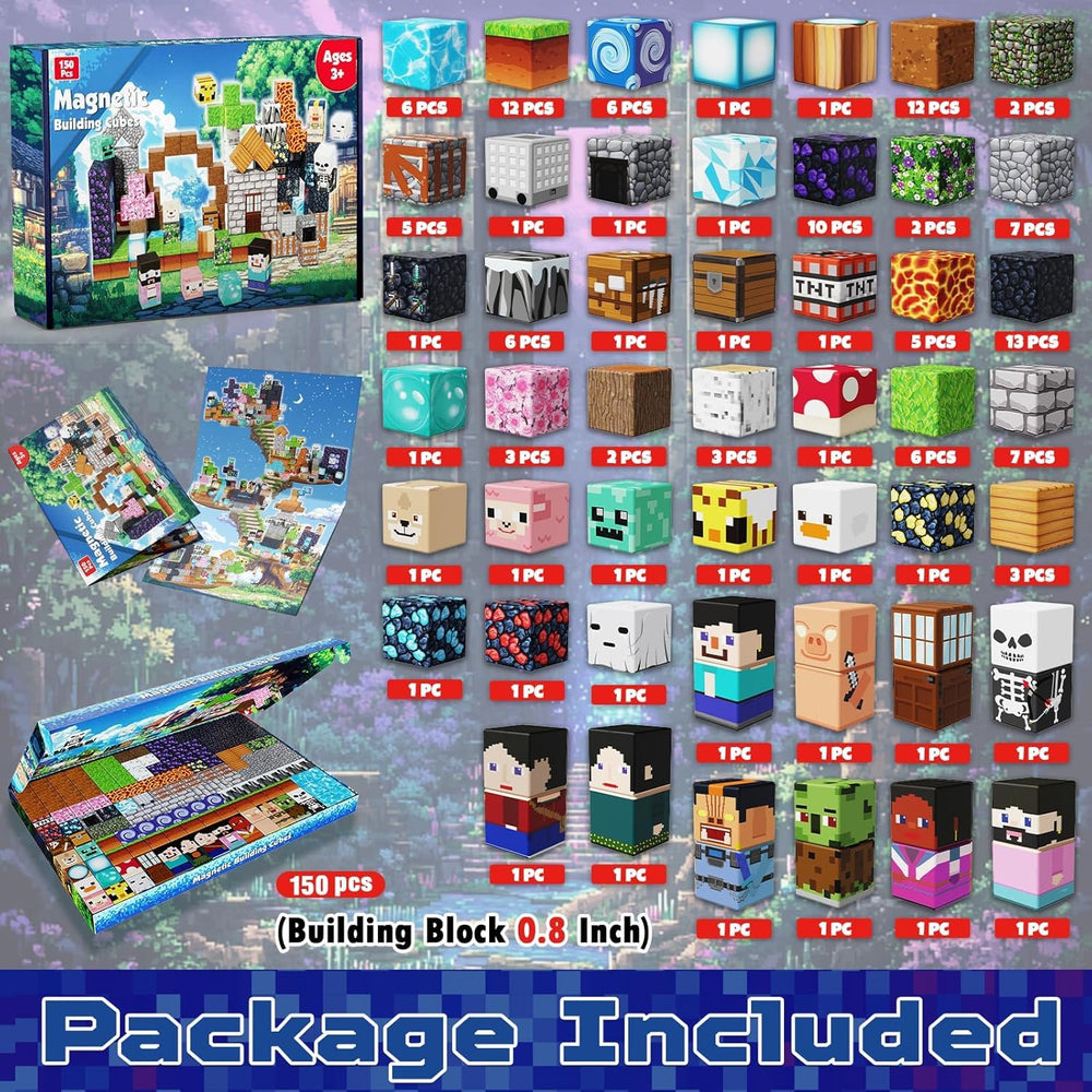 Magnetopia magnetic blocks stacked in a bright setup encouraging STEM exploration.