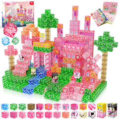 Magnetopia Magnetic Blocks clear castle pieces invite imaginative play and storytelling