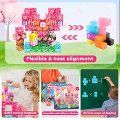 Magnetopia gift-packaged set includes storage bag for easy clean-up and travel