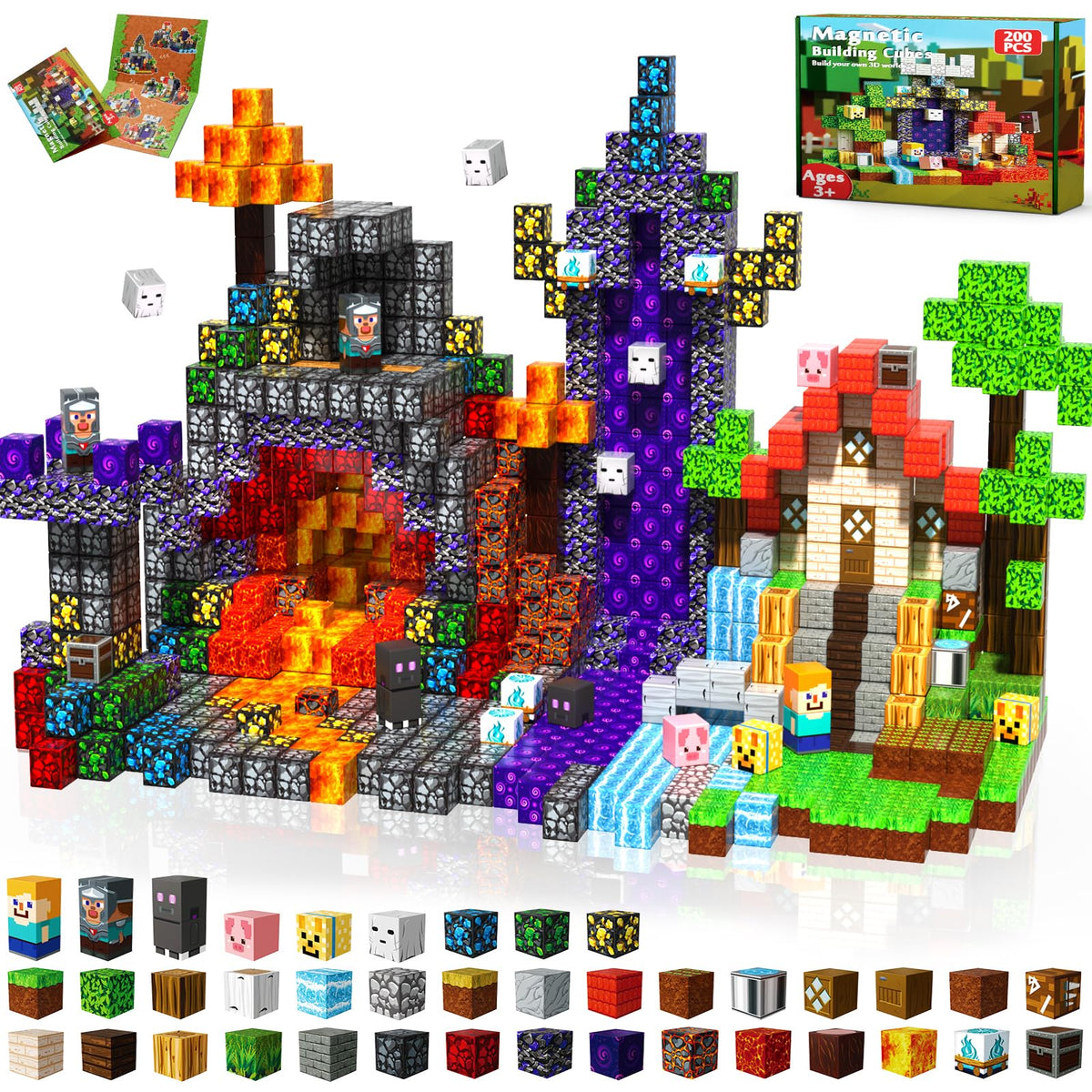 Magnetopia magnetic blocks portal: imaginative play and STEM exploration.
