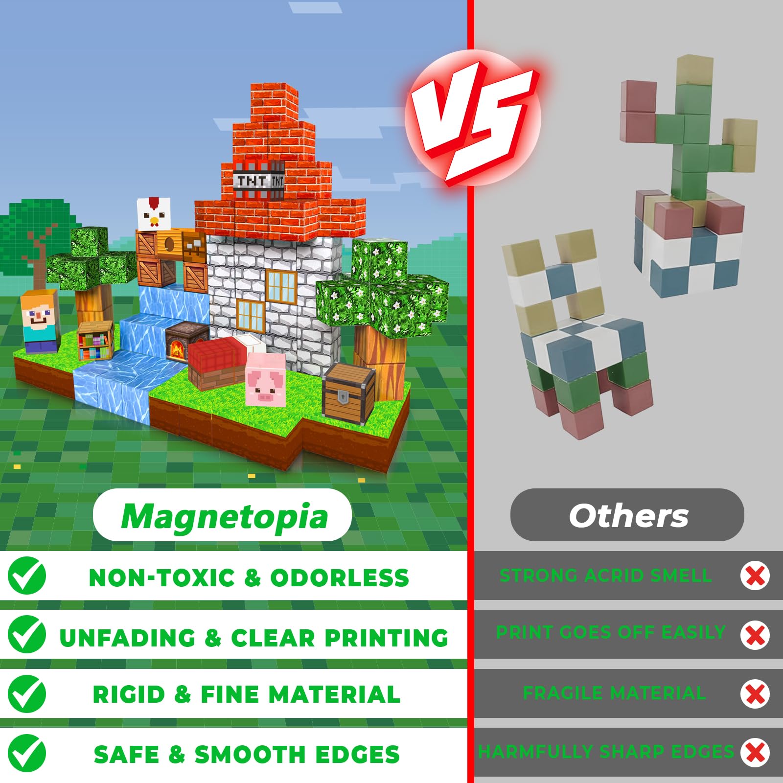 Magnetopia story-guided instructions spark interactive play and learning through narratives.
