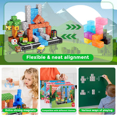 Magneverse blocks suitable for ages 3–13, inspiring collaborative building and creativity.