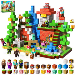 Magneverse 160-pcs magnetic blocks for creative construction and spatial skills.