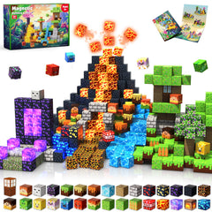 Magneverse 300pcs magnetic blocks collection fuels imaginative play for kids