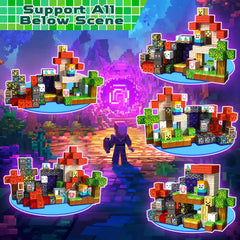 Magneverse bubbling lava flow blocks enable dynamic play and tall structural designs.