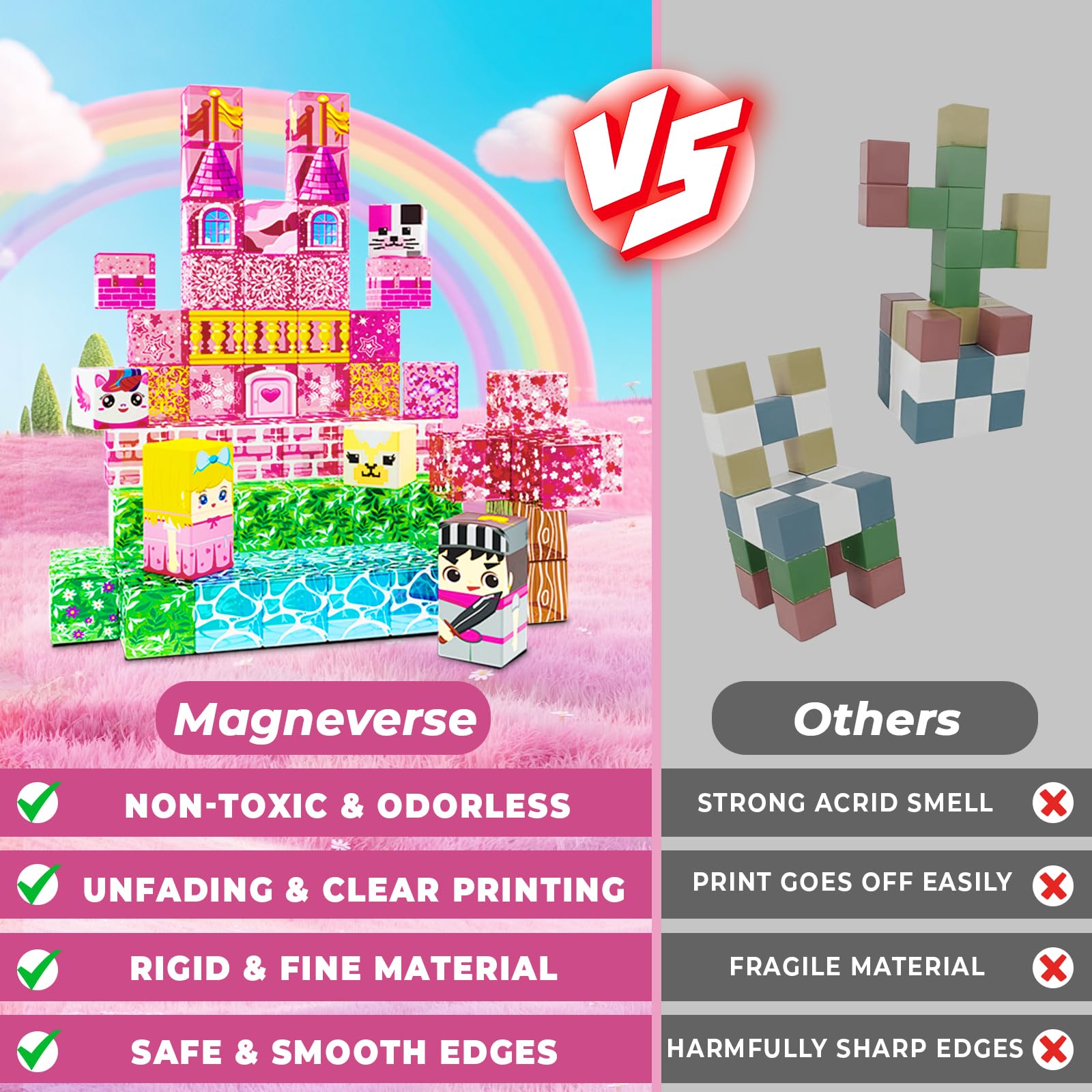 Magneverse Creative blocks develop spatial skills through imaginative architecture