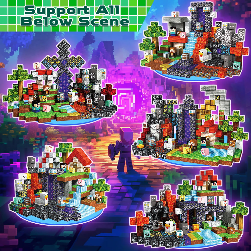 Magneverse forest theme cubes encourage creative builds with friends