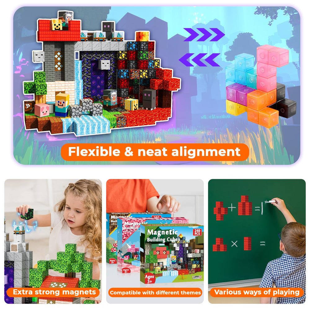 Magneverse kids building scene highlighting hands-on STEM learning and spatial skills.