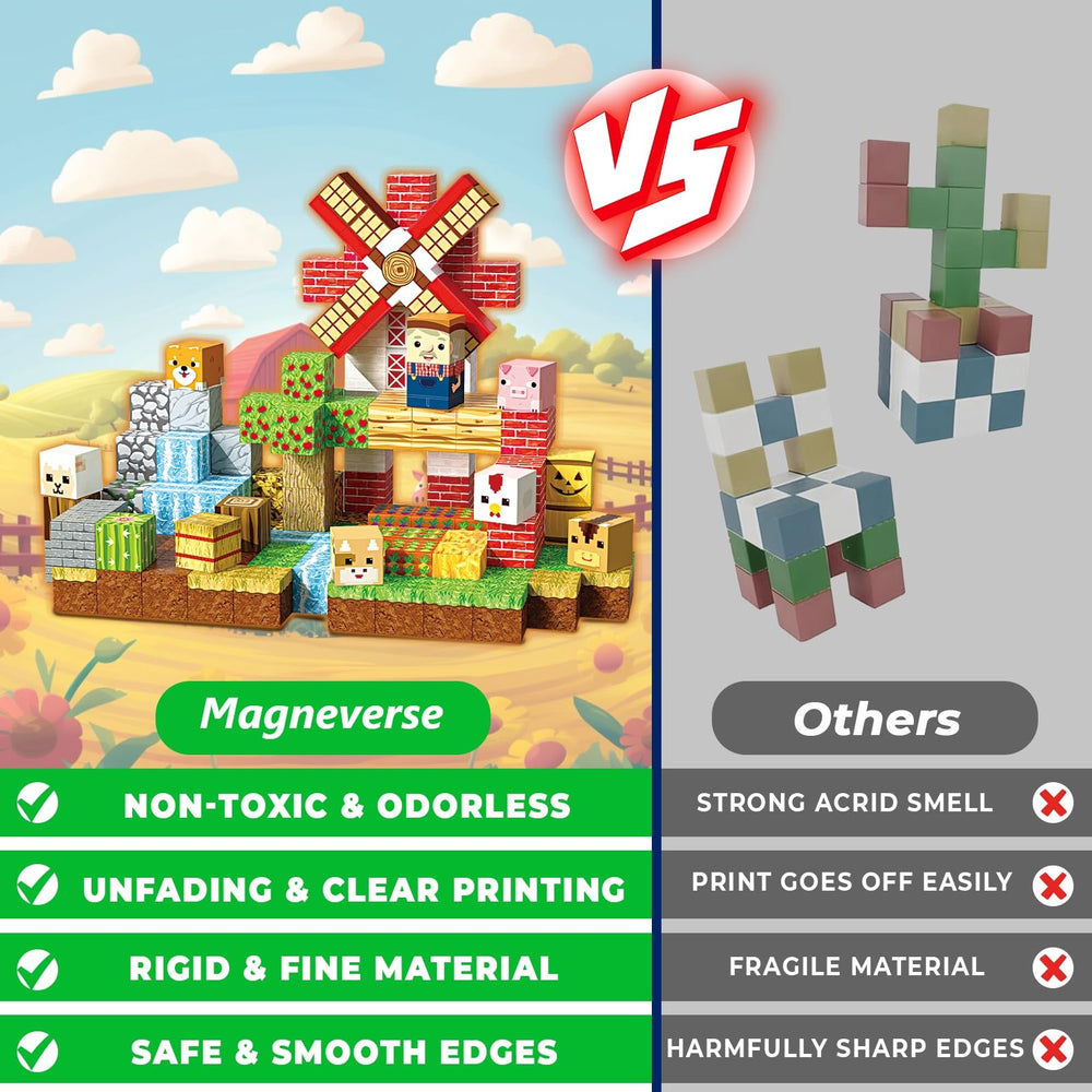 Magneverse magnetic building blocks spark spatial reasoning