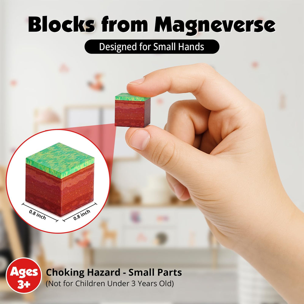 Magneverse blocks encourage creative construction and easy reassembly after knocks.