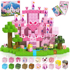 Magneverse Pink Princess Castle 100pcs sparks imaginative play and royal-build adventures.