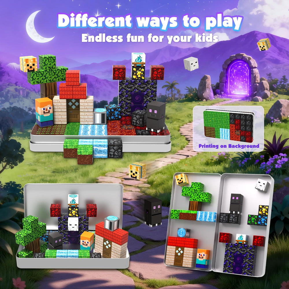 Magneverse Portal idea booklet patterns inspire storytelling and imaginative play.
