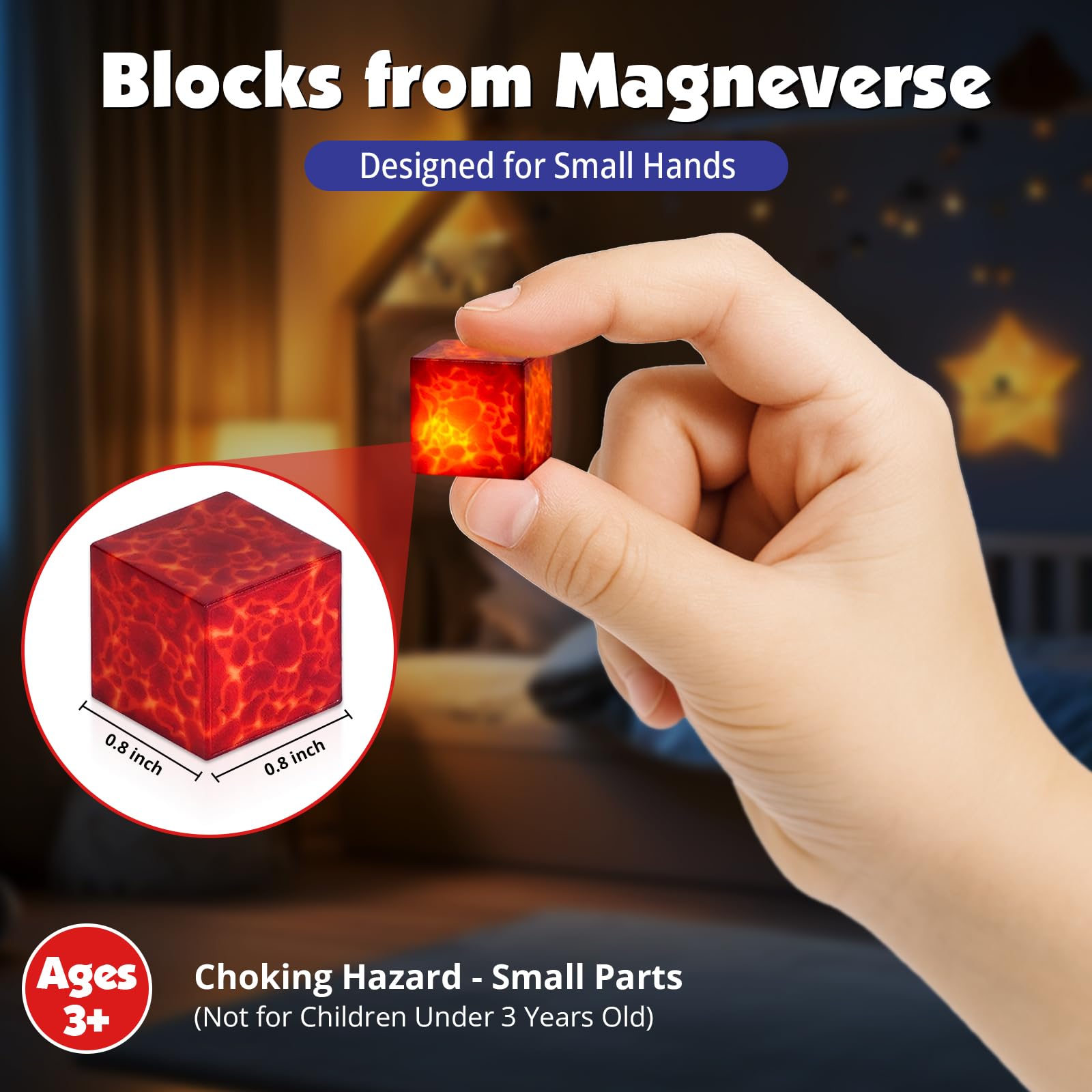Magneverse portal-themed blocks arranged for imaginative play.